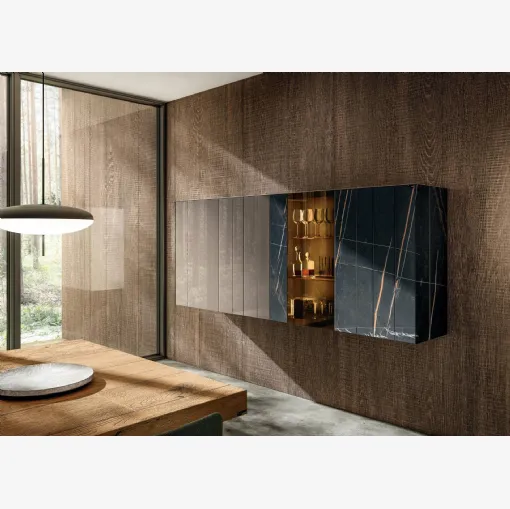 Mobile sospeso in vetro NOW 1384 di Lago