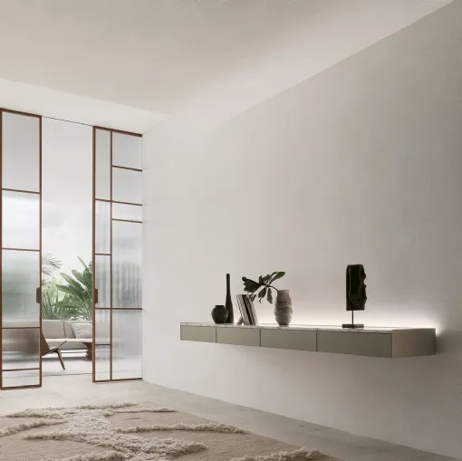 Mobile sospeso Self Bold Platino di Rimadesio