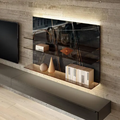 Parete Attrezzata Glasserie 36e8 1398 di Lago