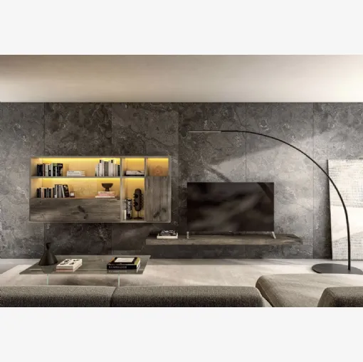 Parete Attrezzata Home Office 1206 di Lago