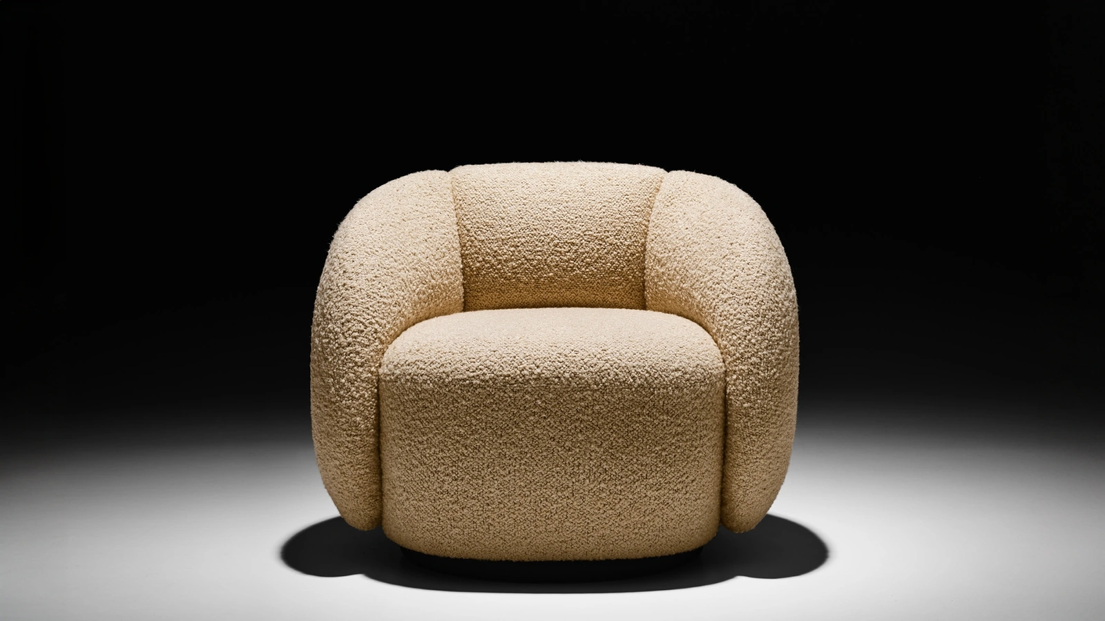 Poltrona in tessuto Brioche di Twils