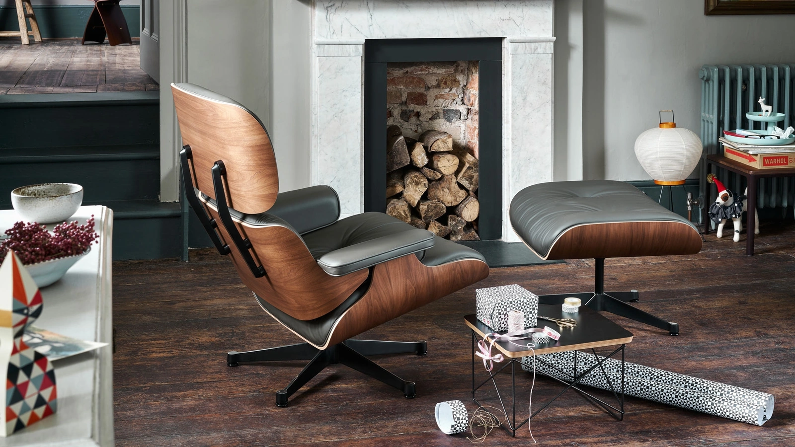 Poltrona Lounge Chair & Ottoman di Vitra