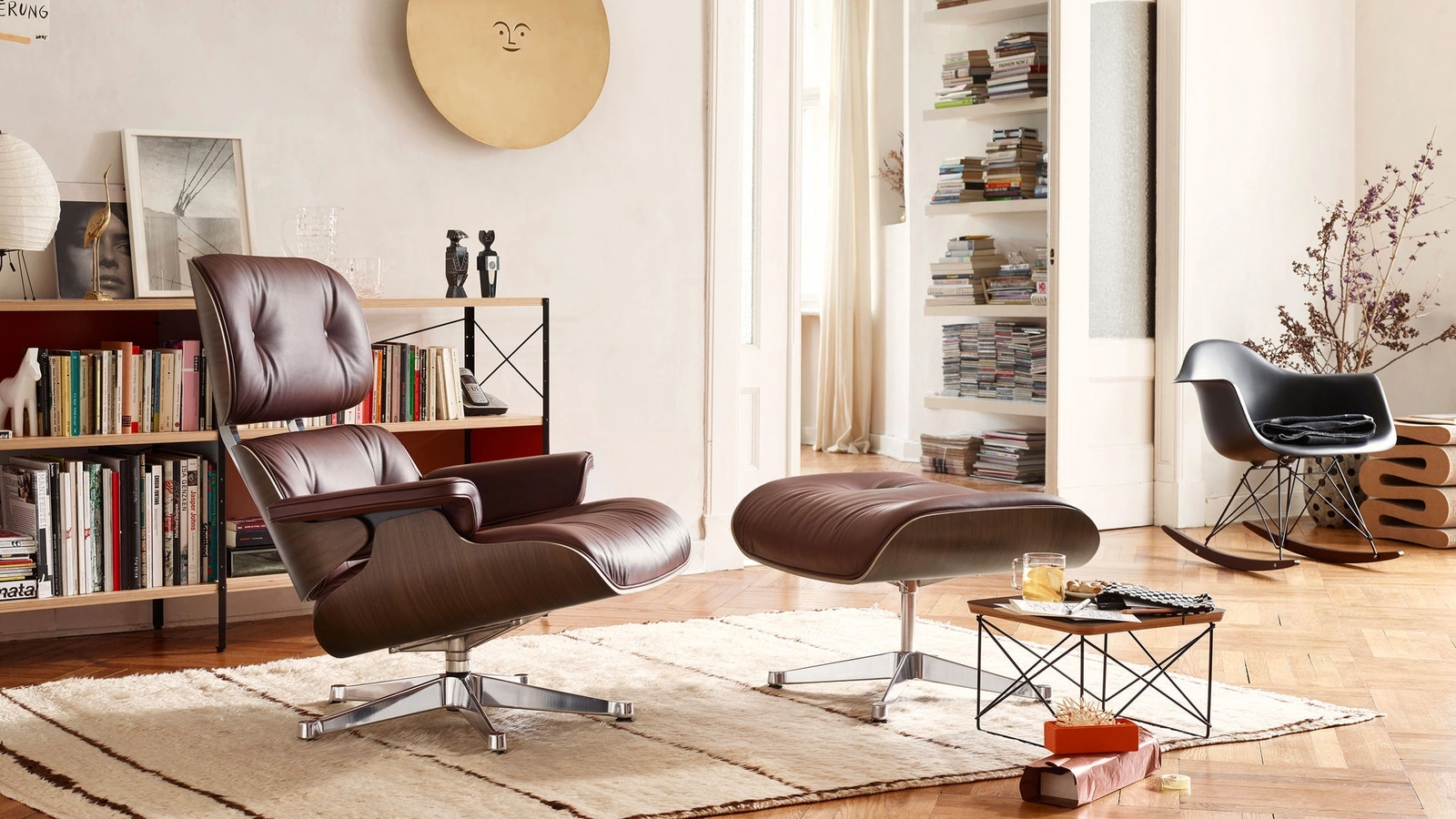 Poltrona Lounge Chair & Ottoman di Vitra