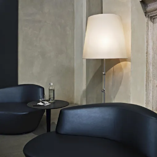 Poltrona in pelle Polar di Tacchini