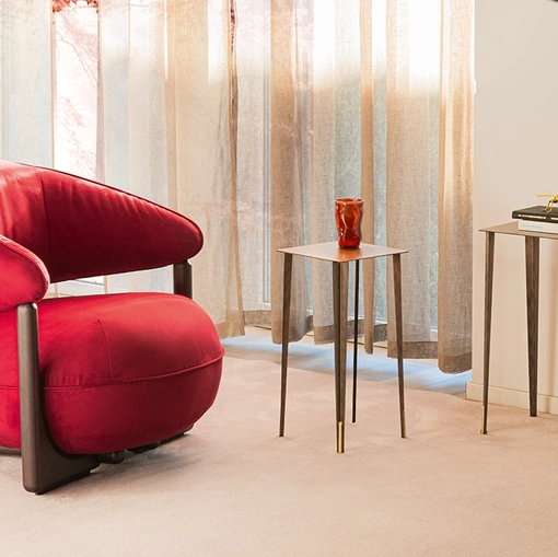 Poltrona in pelle Ruby Lounge di Cattelan Italia