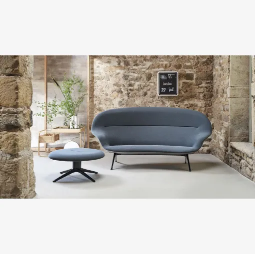 Divano lineare in tessuto Abalon Sofa di Vitra