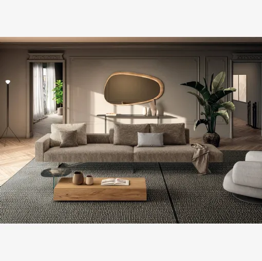 Divano lineare Air 2736 di Lago