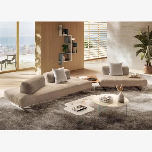 Divano in tessuto Air Soft Free 2697 di Lago
