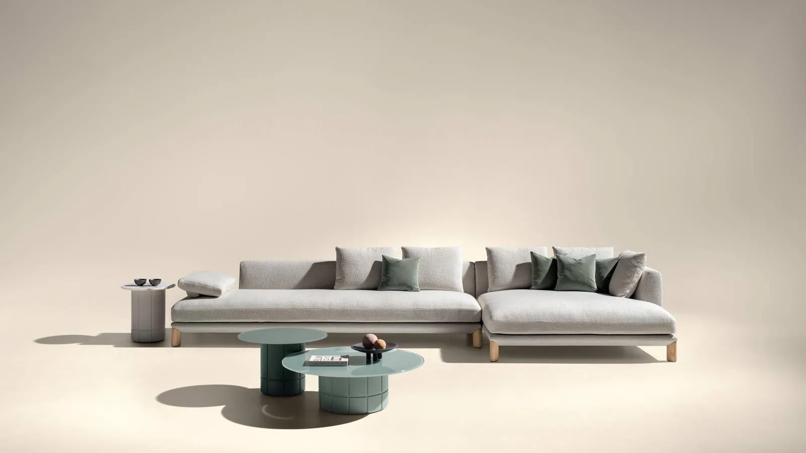 Divano con penisola Altana di Lago