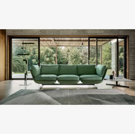 Divano lineare di design Biggie di Twils Lounge