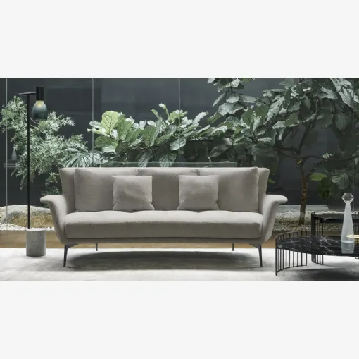 Divano lineare di design Lovy di Bonaldo