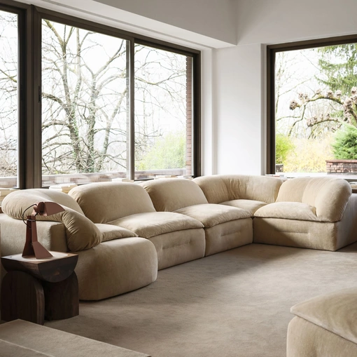 Divano angolare Butter Sofa di Tacchini