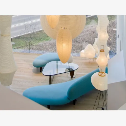 Divano lineare in tessuto Freeform Sofa di Vitra