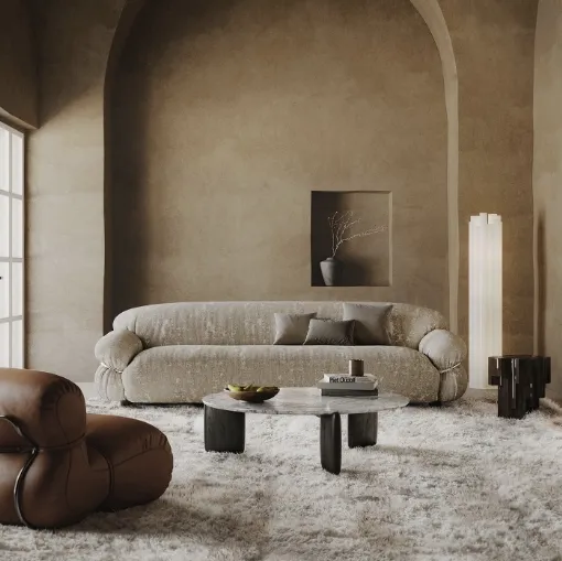 Divano lineare Grand Sesann di Tacchini
