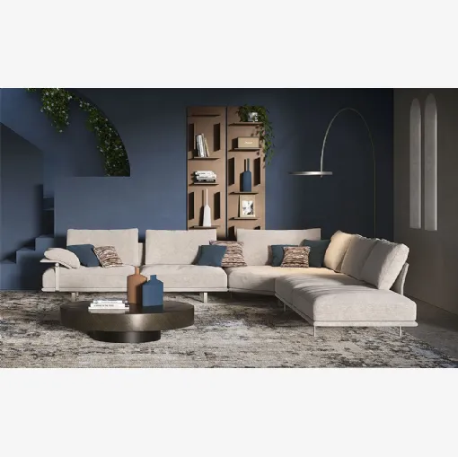 Divano angolare Heston di Cattelan Italia