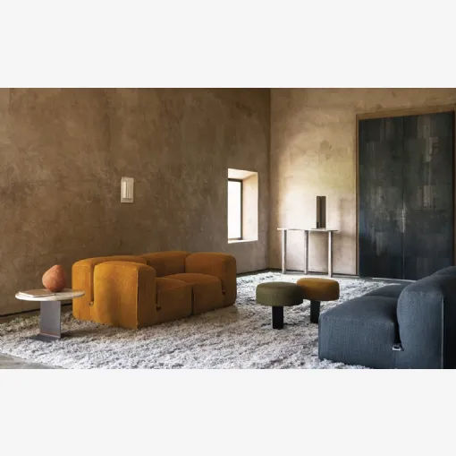 Divano lineare Le Mura di Tacchini