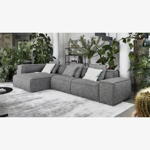 Divano con penisola Peanut BX di Bonaldo