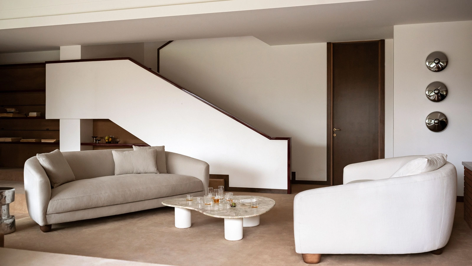 Divano lineare Roma Nuvola di Tacchini