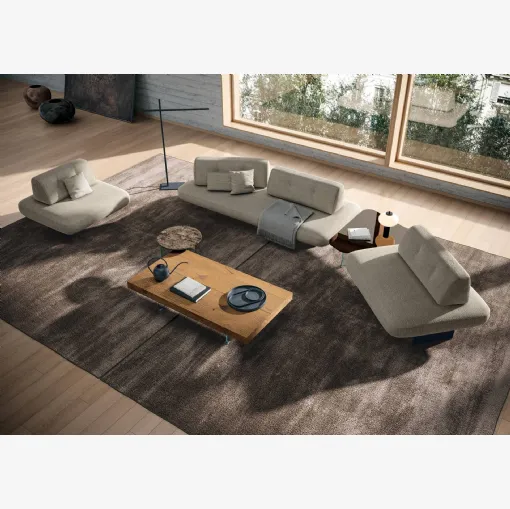 Divano in tessuto Sand 2702 di Lago