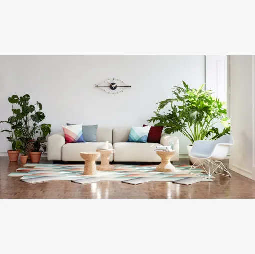 Divano lineare in tessuto Soft Modular Sofa di Vitra