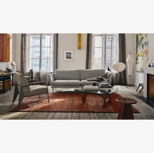 Divano lineare in tessuto Suita Classic di Vitra