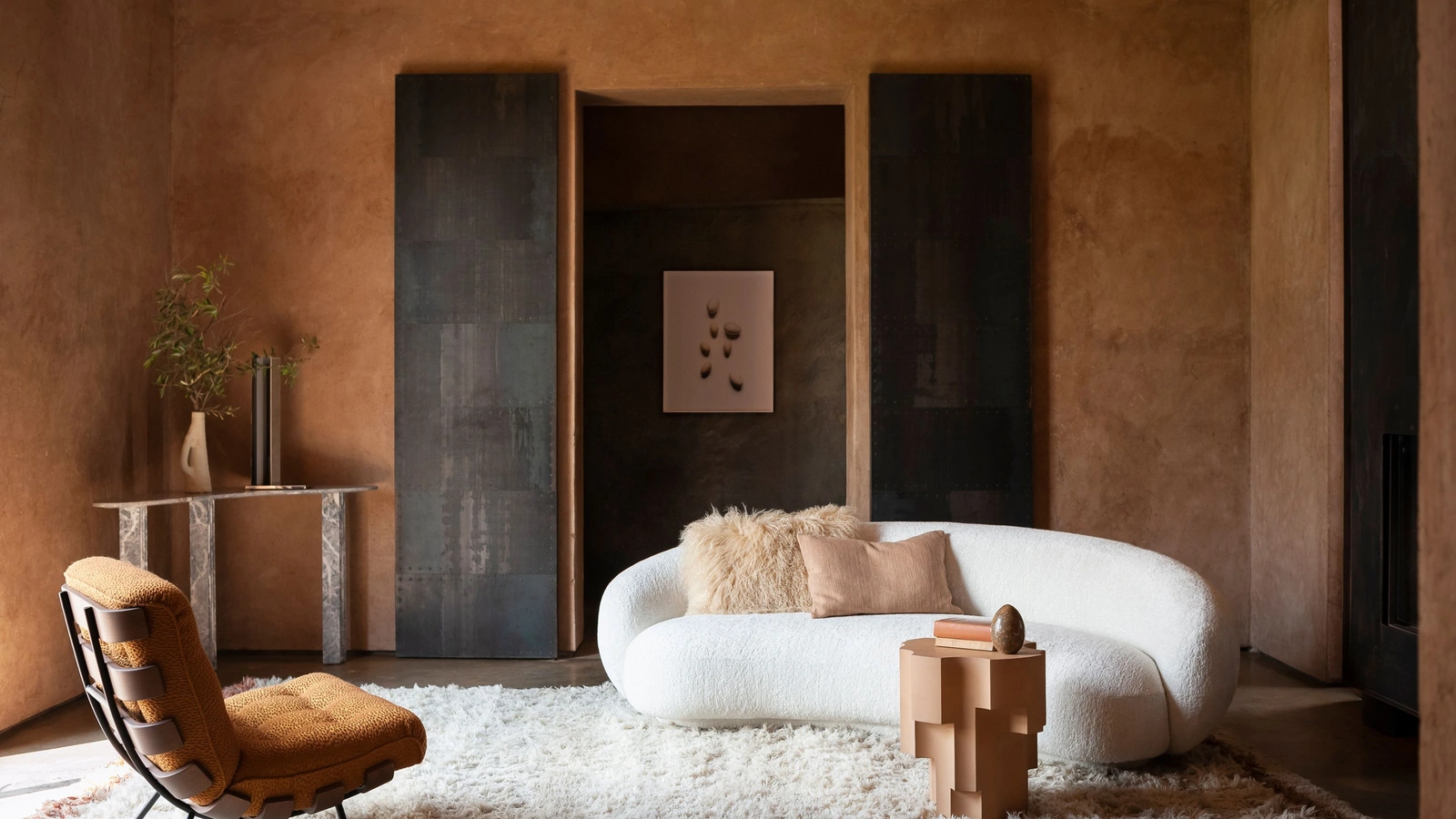 Divano in tessuto Julep di Tacchini