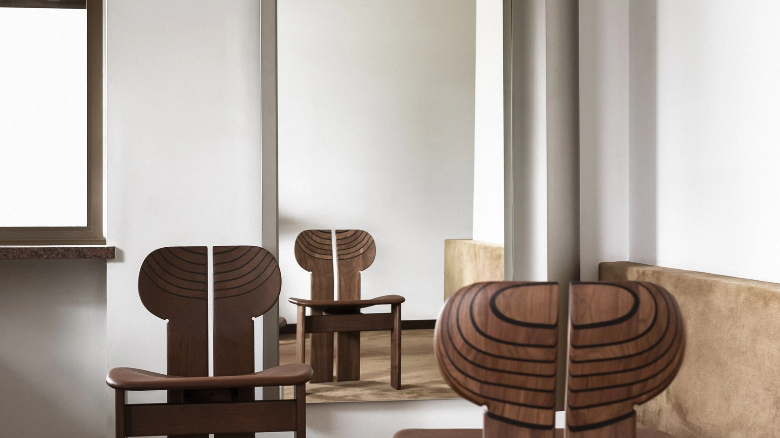 Sedia Africa in legno di Tacchini