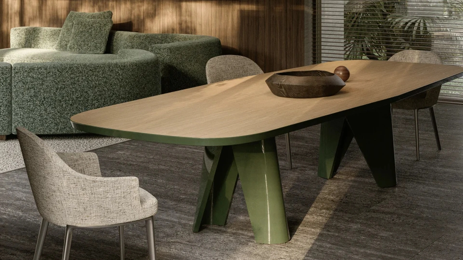 Sedia imbottita Atelia di Molteni & C