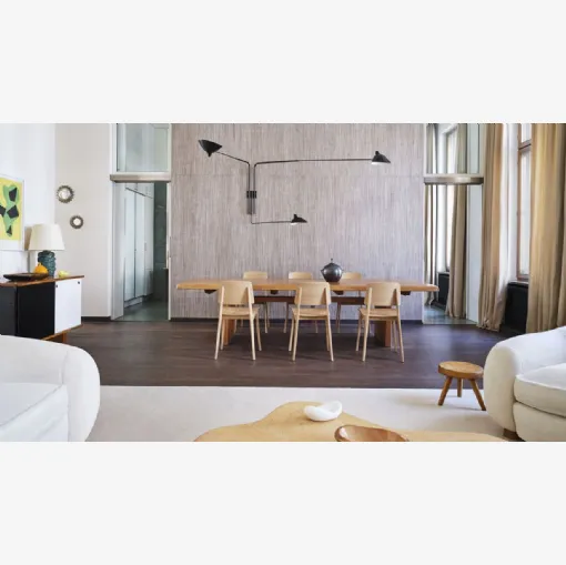 Sedia in legno di rovere Chaise Tout Bois di Vitra
