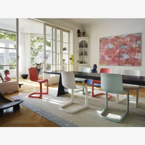 Sedia di design Evo C in polipropilene di Vitra
