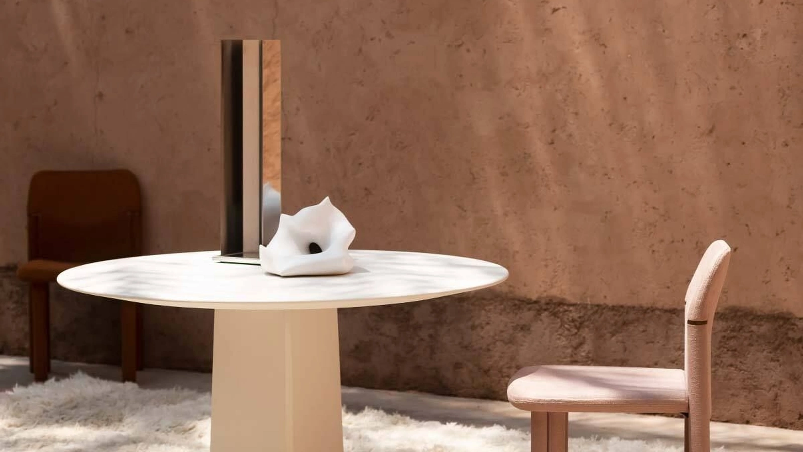 Sedia Sempronia in tessuto di Tacchini