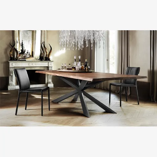 Tavolo Spyder Wood di Cattelan Italia
