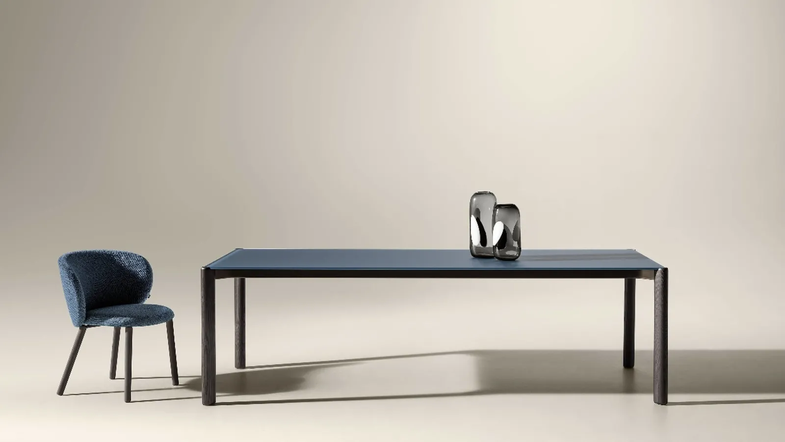 Tavolo in vetro Correr Slim 2762G di Lago