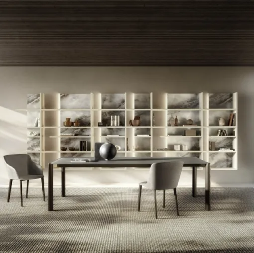 Tavolo in vetro Correr Slim 2762G di Lago