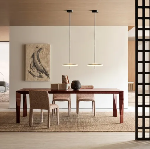 Tavolo Diamond in vetro colorato di Molteni & C