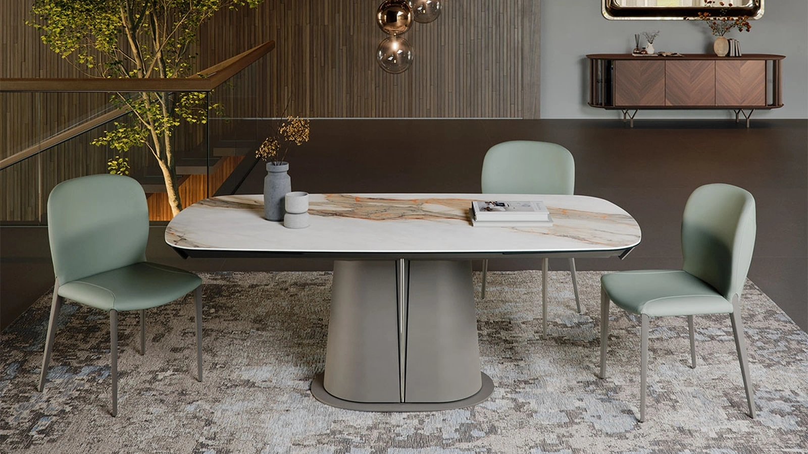 Tavolo allungabile Gotham Keramik Drive di Cattelan Italia