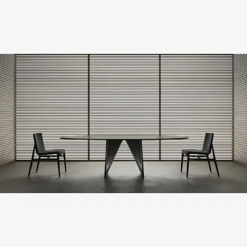 Tavolo Lambda Rovere Nero di Rimadesio