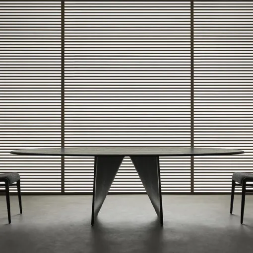 Tavolo Lambda Rovere Nero di Rimadesio