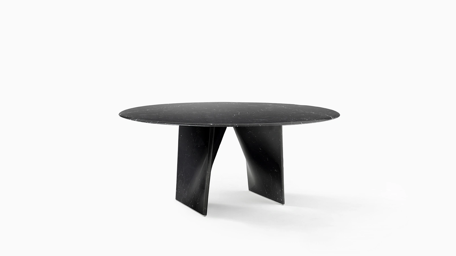 Tavolo Lambda in marmo di Rimadesio