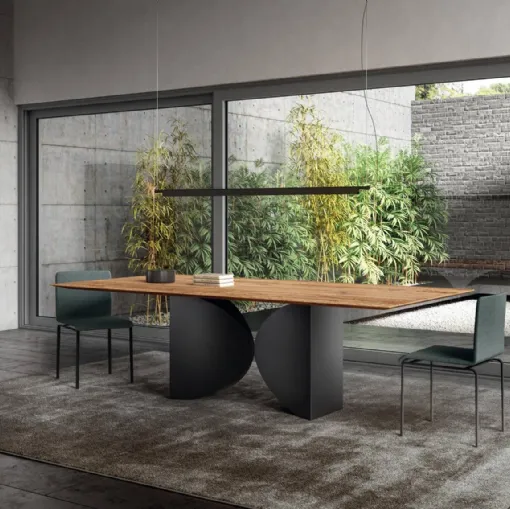 Tavolo Meet 2430W in legno di Lago