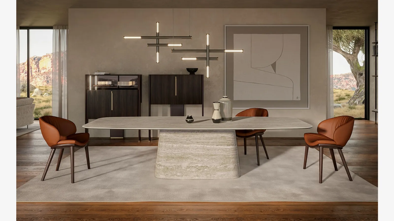 Tavolo Napoleon Keramik di Cattelan Italia