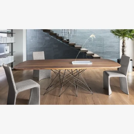 Tavolo Octa Wood di Bonaldo