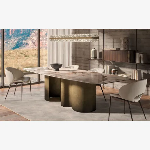 Tavolo Papel Keramik di Cattelan Italia