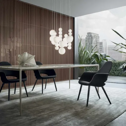 Tavolo rettangolare Long Island di Rimadesio