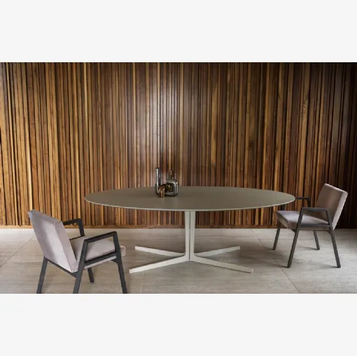 Tavolo Split in MDF laccato di Tacchini