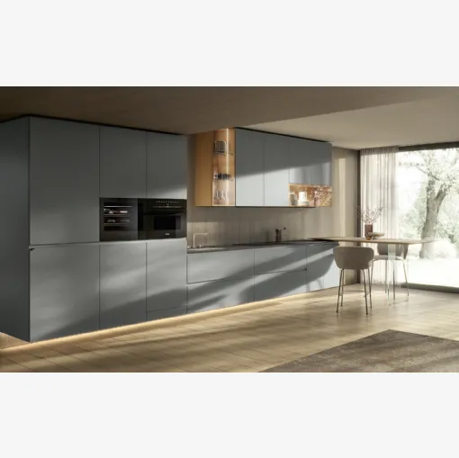 Cucina Design con penisola 36e8 Cut Project 2827 di Lago
