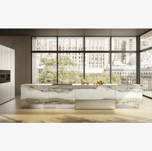 Cucina Design con isola 36e8 Project 2815 di Lago