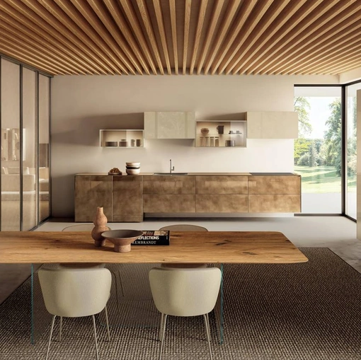 Cucina Design ad angolo 36e8 Project 2819 di Lago