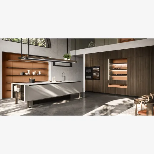 Cucina Design con isola Ak Project 04 di Arrital