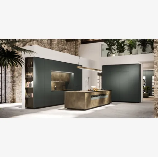 Cucina Design con isola Ak Project 05 di Arrital